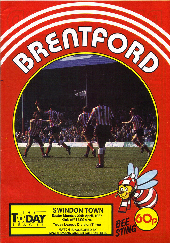 <b>Monday, April 20, 1987</b><br />vs. Brentford (Away)